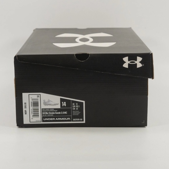 Under Armour Blur Smoke Suede 2.0 MC Football Cleats 3027978-101 size 14 main image 4
